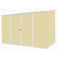 Pinnacle 2.3 x 2.3 x 2.4m Cream Garden Shed Bunnings 