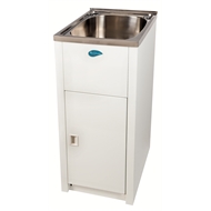 Laundry Tubs Troughs Available From Bunnings Warehouse Everhard 30l Clic Stainless Steel Bowl Mini Laundry Unit