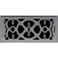 Accord 10 x 30cm Charcoal Metal Louvered Floor Vent | Bunnings Warehouse