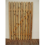 Mr Pickets 900 x 1800mm Plain Square Cypress Pine Gate | Bunnings Warehouse