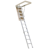 Rhino 2.1 - 3.05m Aluminium Attic Ladder | Bunnings Warehouse