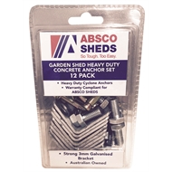 Absco Sheds Concrete Anchor Set - 8 Pack | Bunnings Warehouse
