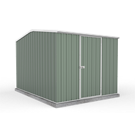 pinnacle 3 x 3 x 2.4m garden shed - cream bunnings warehouse