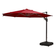 Mimosa 3.5m Andaman Cantilever Black Umbrella | Bunnings Warehouse