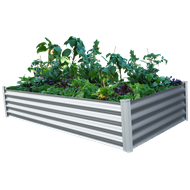 Birdies 385mm Zinc 9 In 1 Modular Raised Garden Bed | Bunnings Warehouse