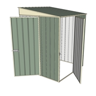 Keter 1.29 x 2.16 x 1.89m Factor Polypropylene Garden Shed