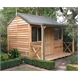 cedar shed industries 3.6 x 2.6 x 3.0m verandah and floor