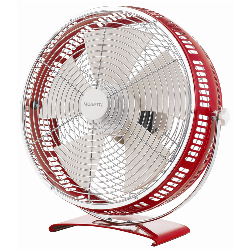 Moretti 30cm Red Drum Fan Bunnings Warehouse
