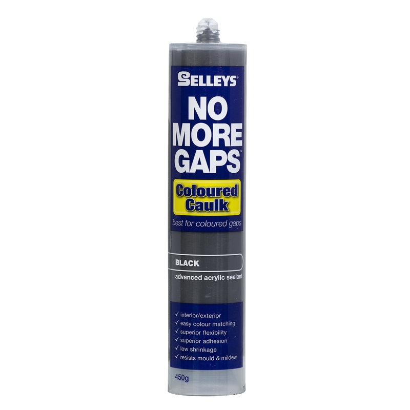 Selleys No More Gaps 450g Black Coloured Caulk Filler Bunnings Warehouse