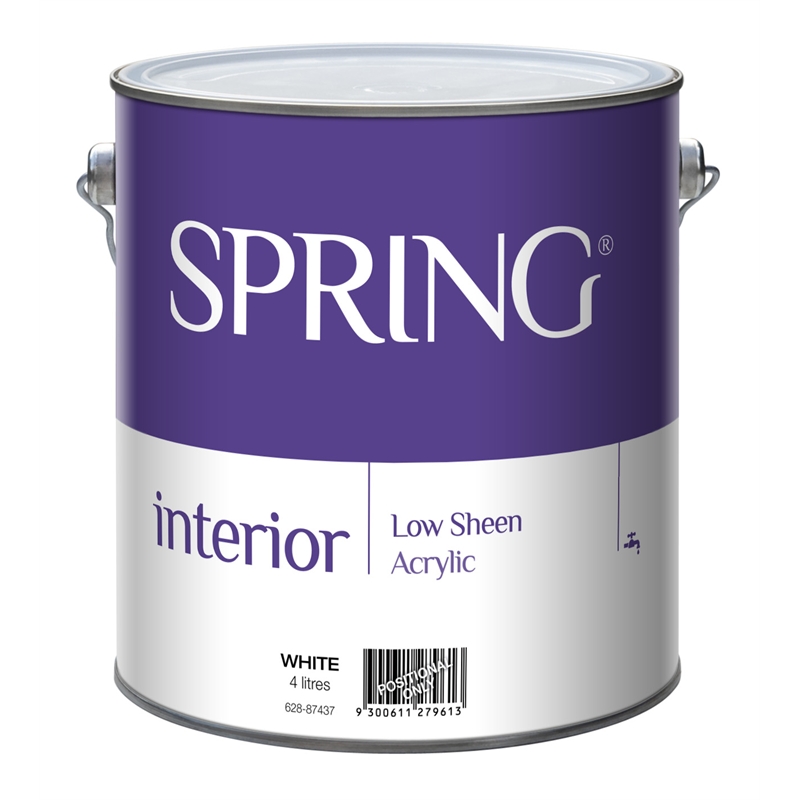 Spring 4L Low Sheen Interior Paint | Bunnings Warehouse
