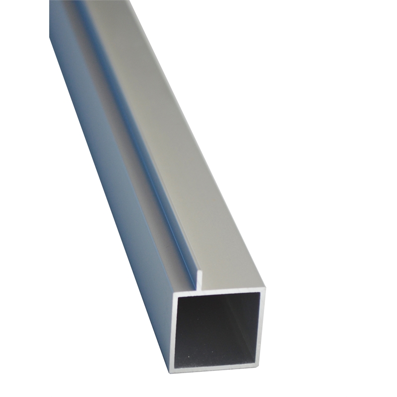 Connectit 25.4 x 25.4 x 1.2mm 1.2m Anodised Aluminium Square Tube With Lip