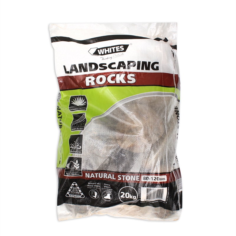 Whites Landscaping Stone 20kg 80120mm Natural Stone Bunnings Warehouse