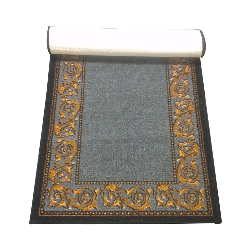 Ideal DIY 67 x 180cm Gold Leaf Grey Loop Pile Carpet Runner I/N 6810198