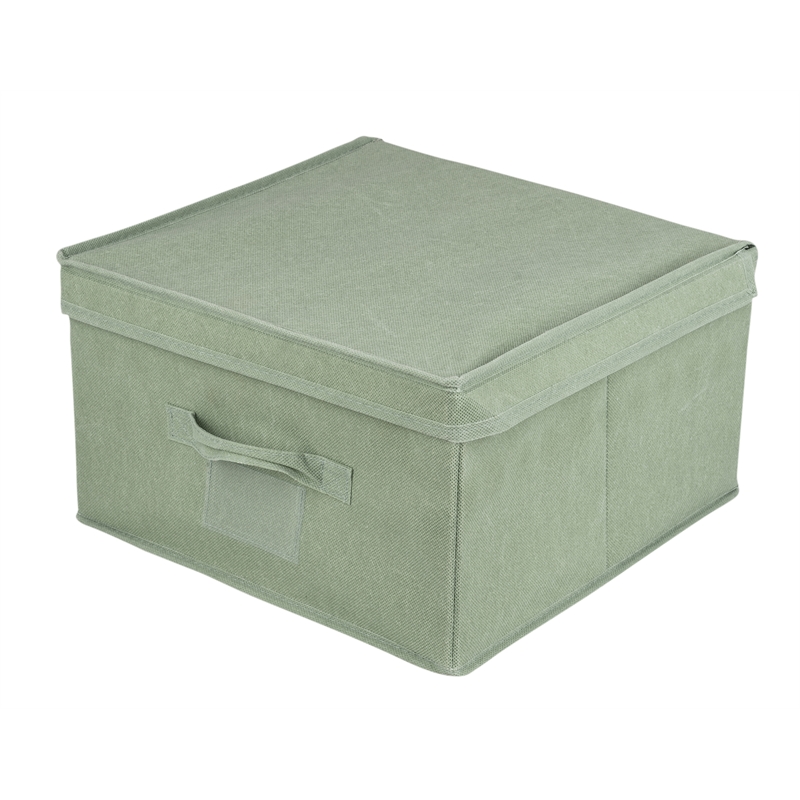 Flexi Storage Sage Green Box With Lid Bunnings Warehouse