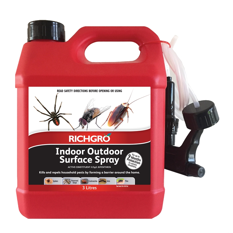 Richgro 3L Indoor Outdoor Surface Spray Bunnings Warehouse