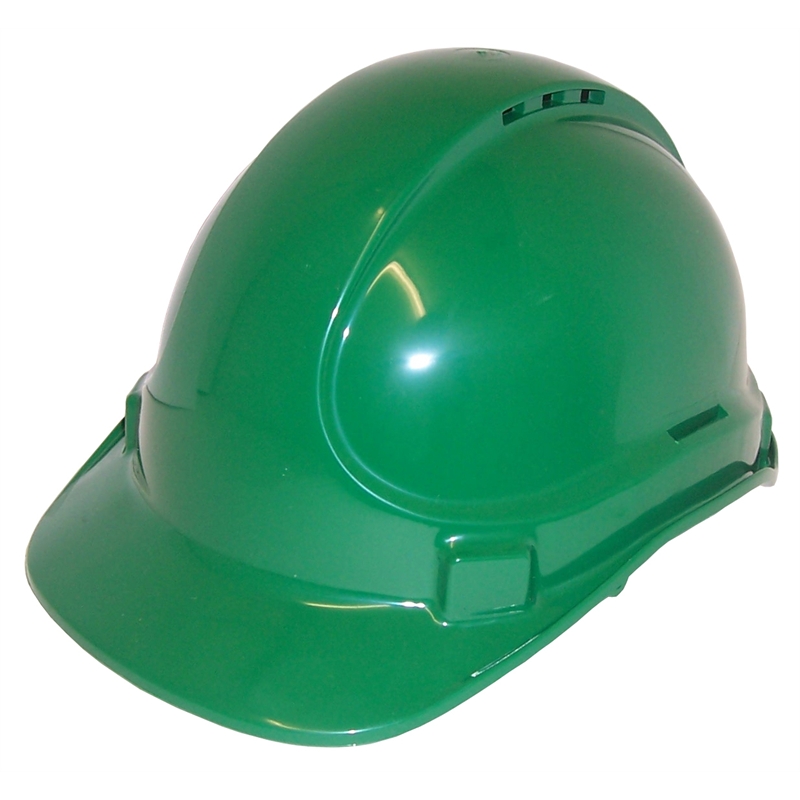 Unisafe Green Type 1 Abs Vented Safety Helmet Bunnings Warehouse