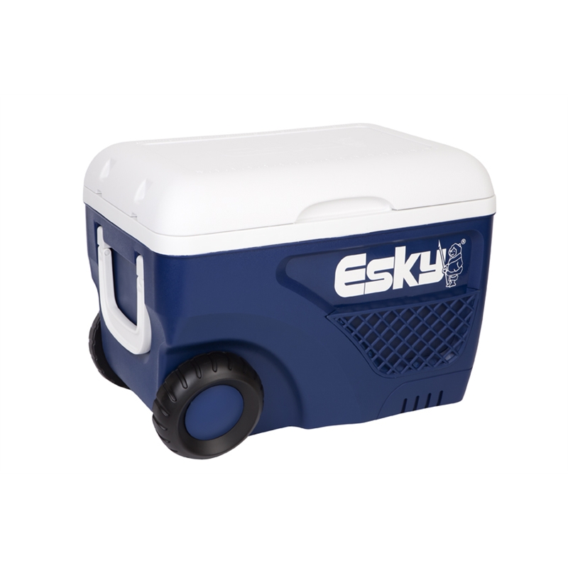 Esky 45L Blue And White Hard Ice King Cooler With Wheels I/N 3240359