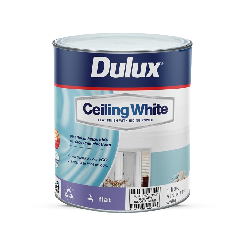 Dulux 1L Ceiling White Paint Bunnings Warehouse