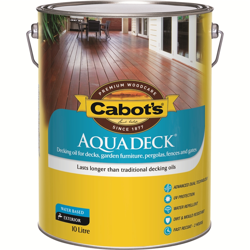 Cabot's Aquadeck 10L Merbau Exterior Decking Oil | eBay