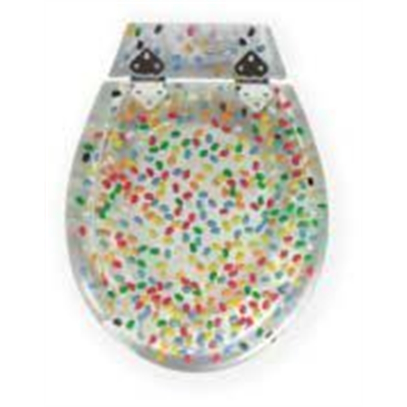 Loo With A View 3 Piece Jelly Bean Clear Toilet Seat Bunnings Warehouse