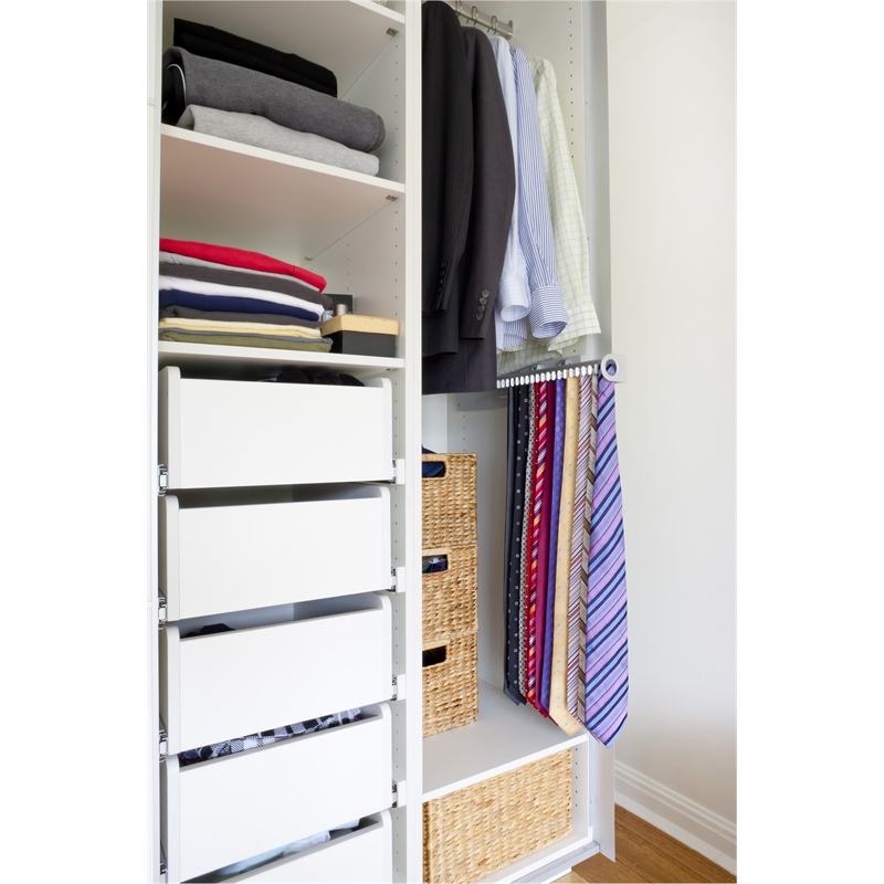 Flatpax 450mm Modern White Wardrobe Shelves - 2 Pack I/N 