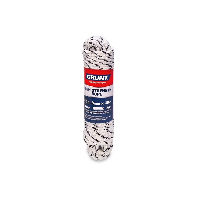 Grunt 8mm X 30m High Strength Rope Bunnings Warehouse