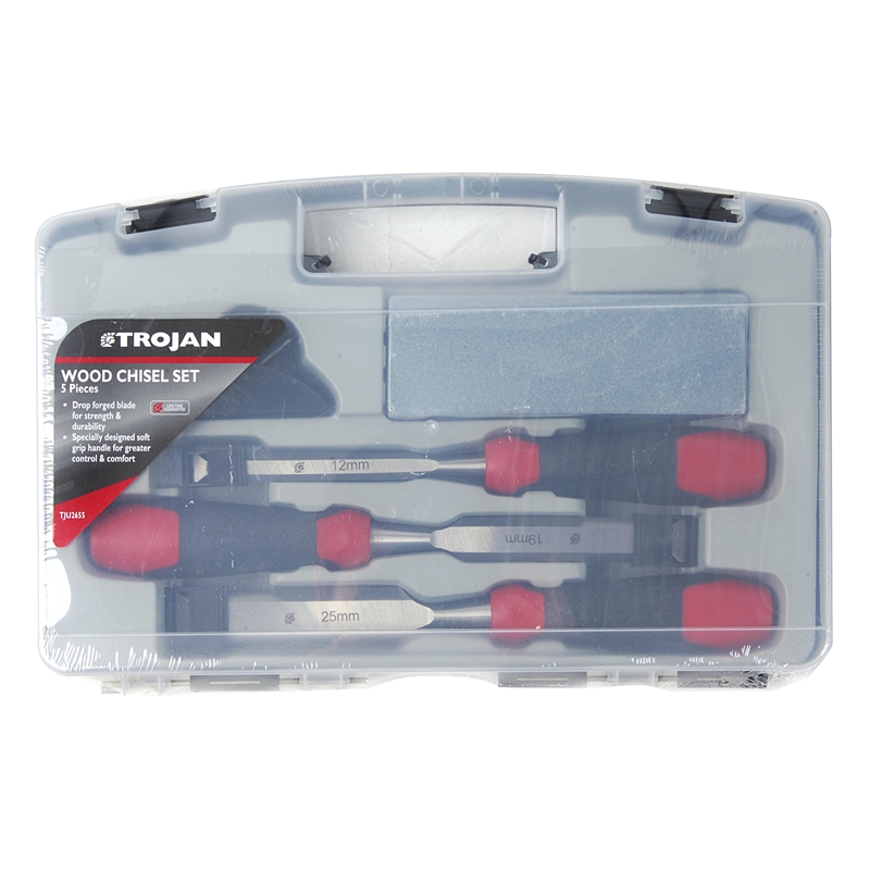 Trojan 5 Piece Wood Chisel Set I/N 5610187 Bunnings Warehouse