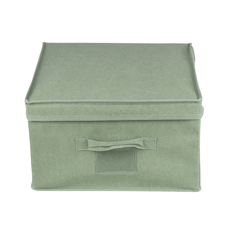 Flexi Storage Sage Green Box With Lid Bunnings Warehouse