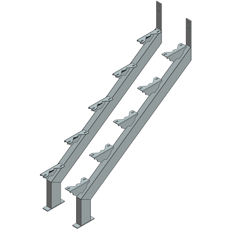 Weldlok 10 Tread Hot Dip Galvanised Stair Stringer - Pair I/N 1120175 ...