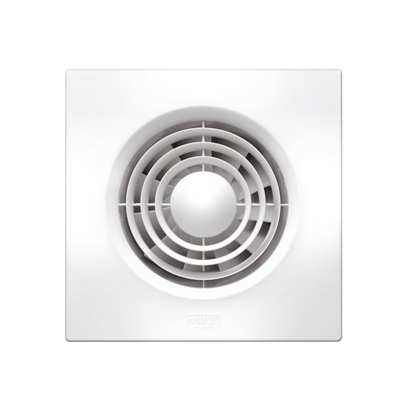 HPM 100mm Square Slimline Wall / Ceiling Exhaust Fan Bunnings Warehouse