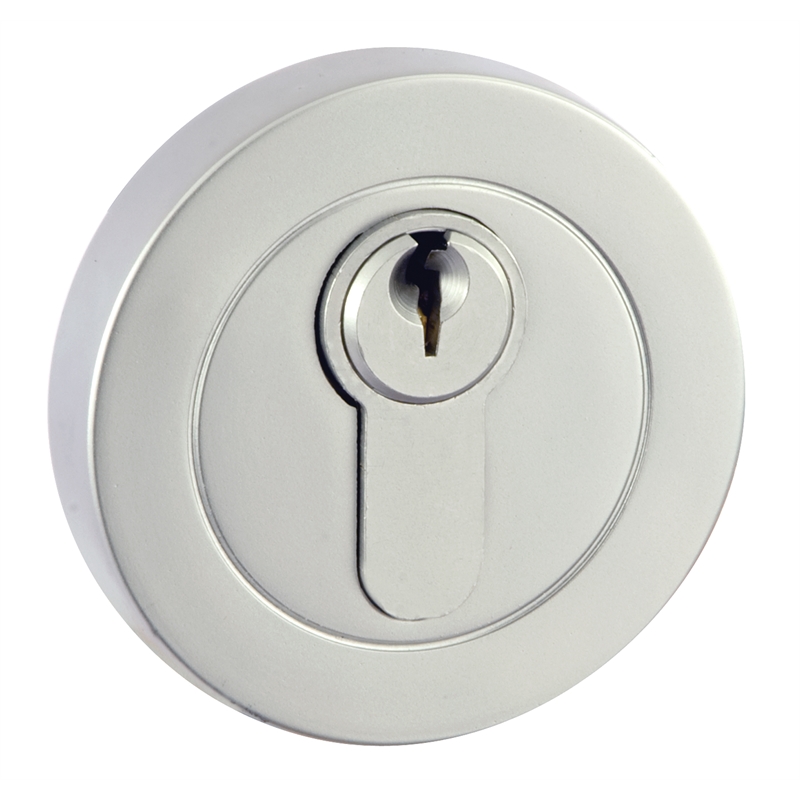 Gainsborough Euro Satin Chrome Cylinder Escutcheon Round Bunnings Warehouse