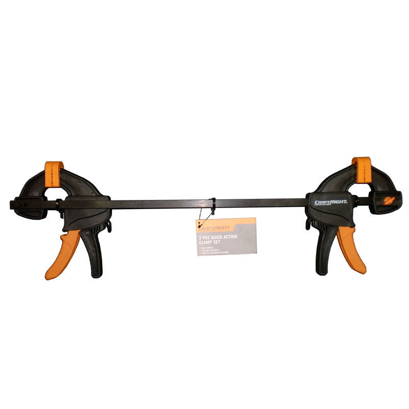 Craftright 450mm 2 Piece Quick Action Clamp I/N 5860151 Bunnings