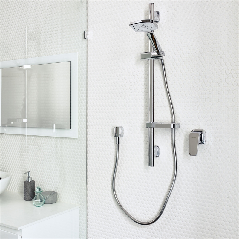 Methven WELS 3 Star Waipori Satinjet Rail Shower Bunnings Warehouse