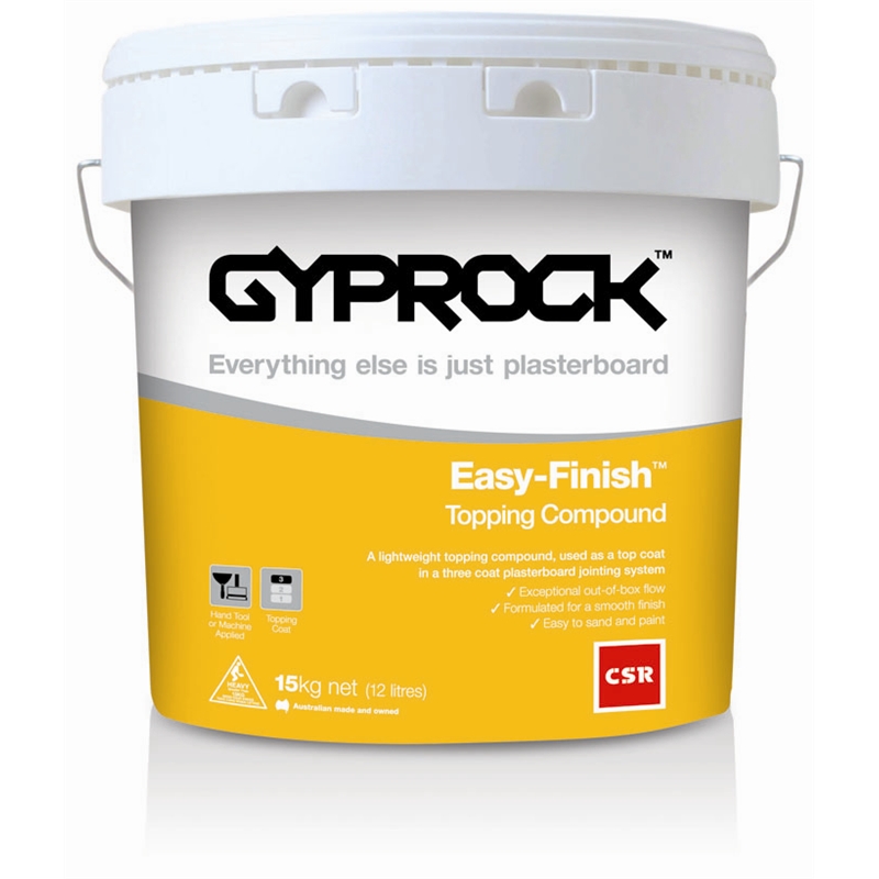  Gyprock  CSR 15kg Easy Finish Topping Compound Bunnings 