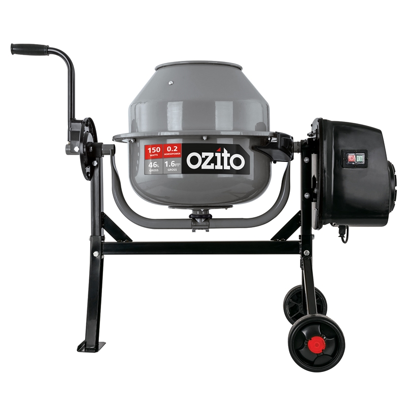 Ozito 46L 150W Cement Mixer Bunnings Warehouse