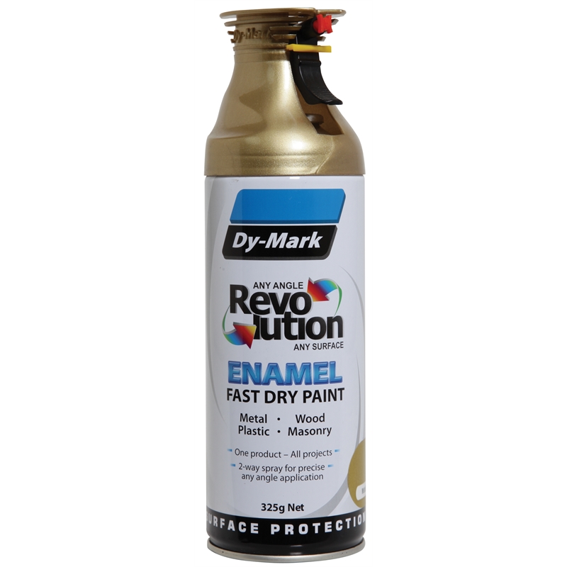 dy mark revolution 325g metallic gold enamel spray paint dy mark revolution 325g metallic gold enamel spray paint