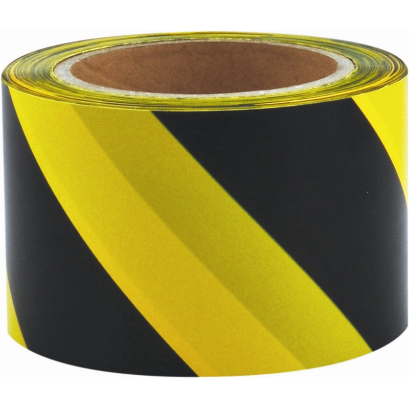 Whites OnSite 75mm x 100m Black / Yellow Caution Tape Bunnings Warehouse