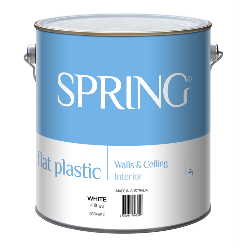 Spring 4L Flat White Interior Paint | Bunnings Warehouse