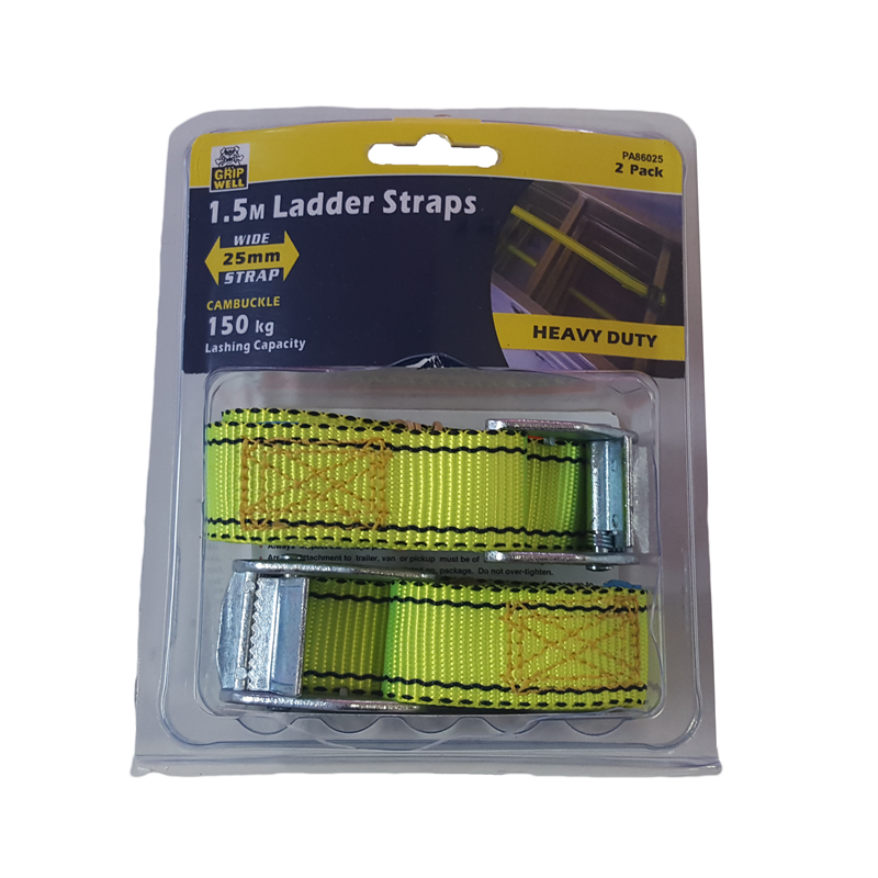 Gripwell 25mm x 1.5m Ladder Strap - 2 Pack | Bunnings Warehouse