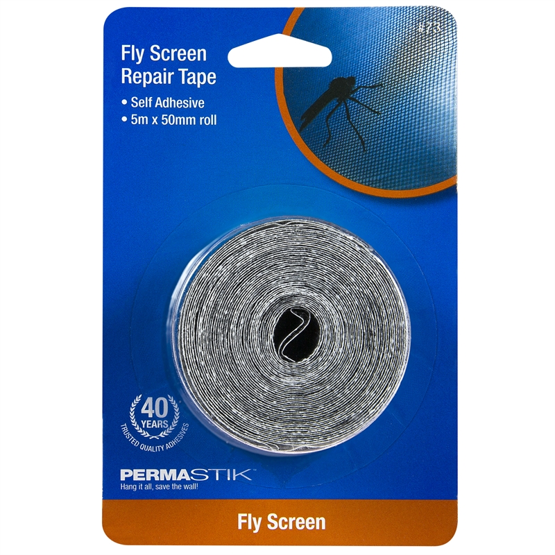 Permastik 5m Black Fly Screen Repair Tape | Bunnings Warehouse