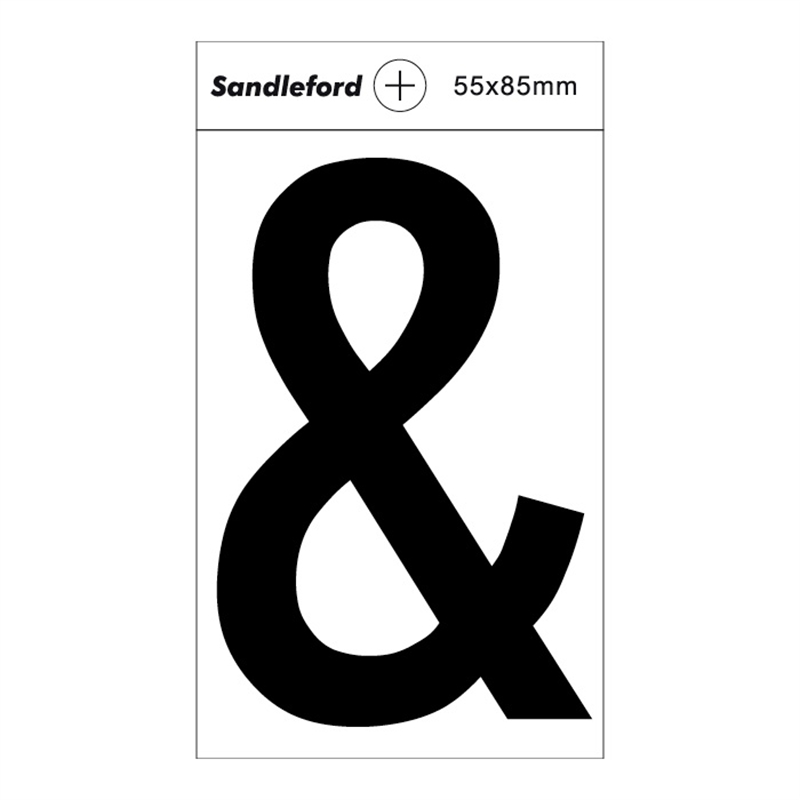 Sandleford 85 x 55mm & White Self Adhesive Symbol | Bunnings Warehouse