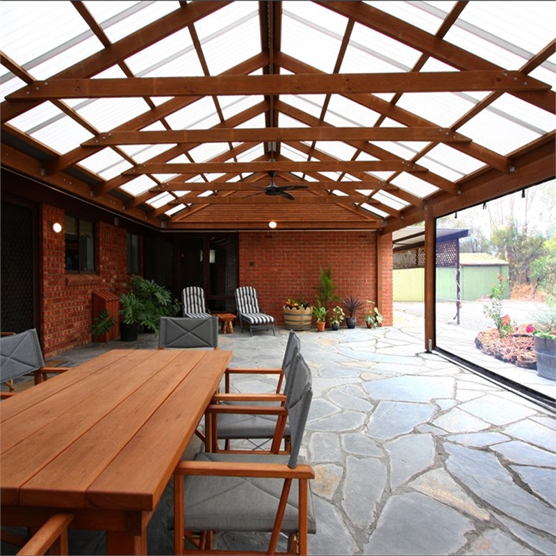 Softwoods 10.8 x 5.5m Suntuf Standard Patio Gable Roof Kit