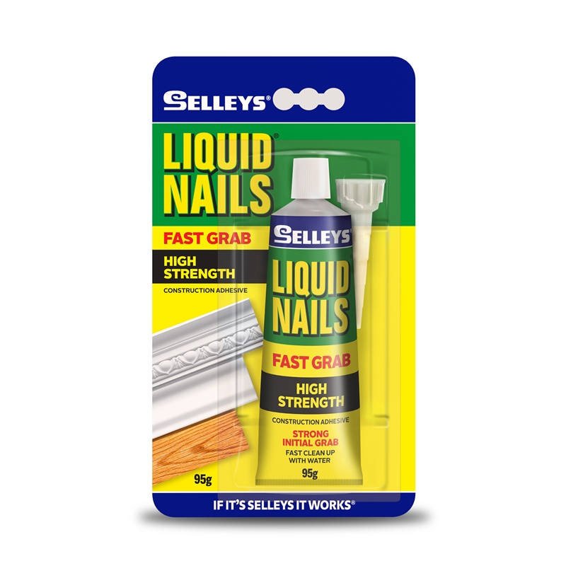 Selleys 95g Liquid Nails Fast Grab Construction Adhesive Bunnings