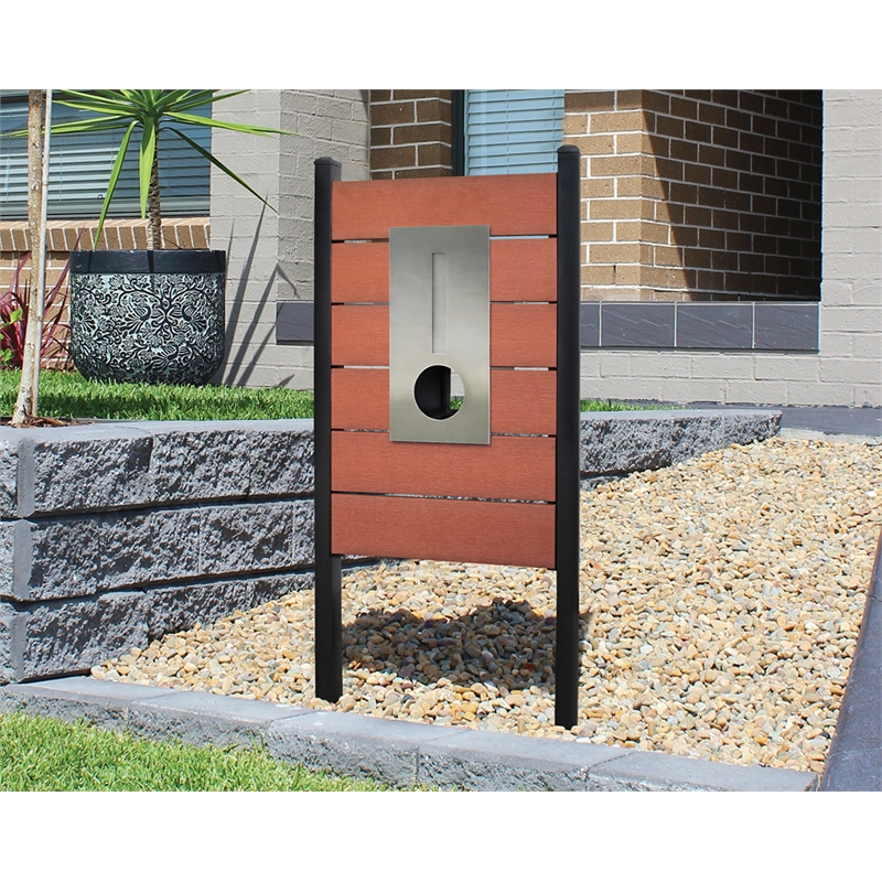 Northcote Pottery Gladstone Pillar Letterbox Bunnings Warehouse