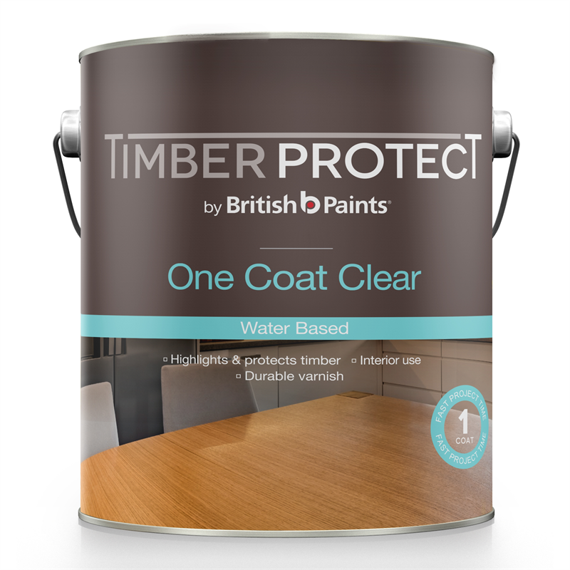 Timber Protect 1L Satin Water Based One Coat Clear Bunnings Warehouse