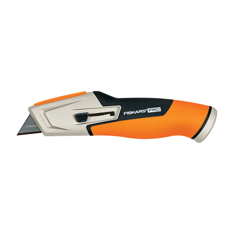 Fiskars Pro CarbonMax Retractable Utility Knife | Bunnings Warehouse