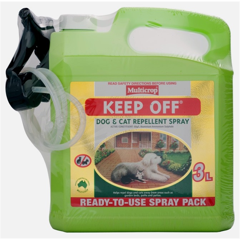 Multicrop 3L Keep Off Dog And Cat Repellent | Bunnings Warehouse