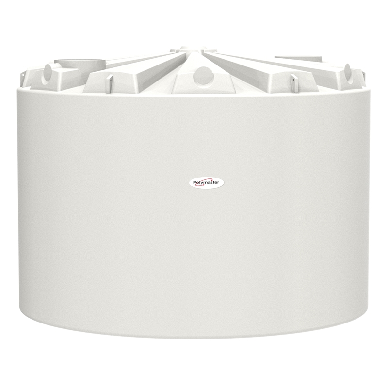 Polymaster 50,000L Round Mega Water Tank - White | Bunnings Warehouse