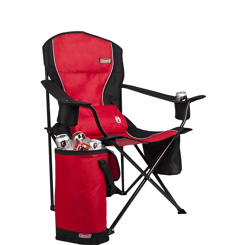 coleman camp chair with cooler