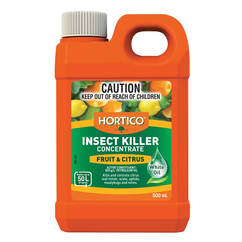 Hortico White Oil Insect Killer Fruit & Citrus 500ml Bunnings Warehouse